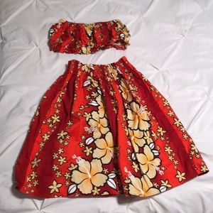 Hawaiian/Moana themed outfit.